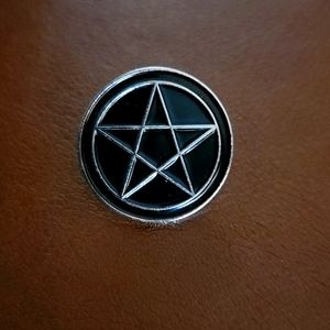 Pentacle lapel pin
